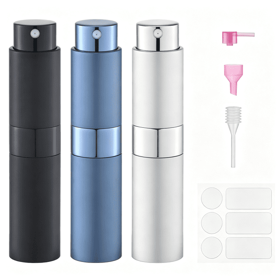 ACDANC Perfume Atomizer Travel Bottle Refillable: Cologne Sprayer Portable for Men - Mini Spray Empty for Refill - 8Ml Small Size Travel Perfume Bottle Refillable Blue