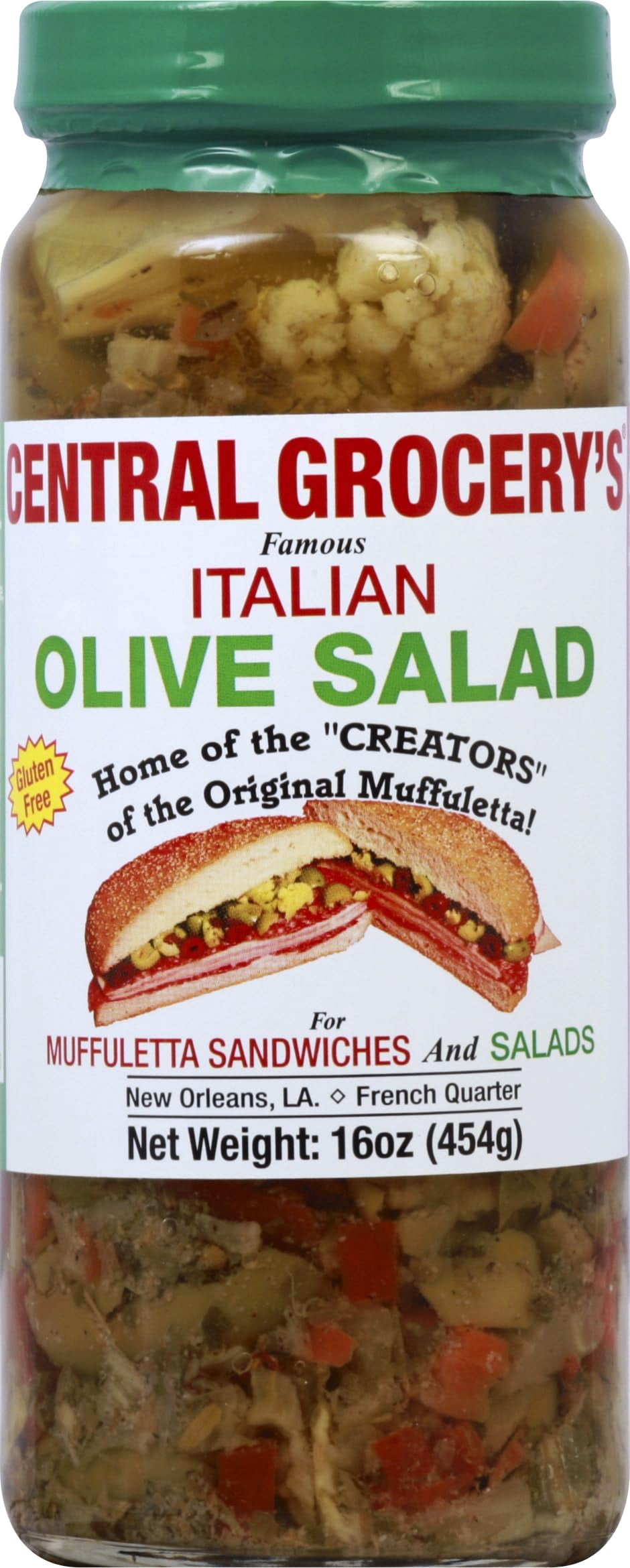 (Pack Of 6) Central Grocery Olive Salad 16 Oz