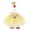 Yellow, variant on Miniature, Decorative - Outfit Set, Soft Polyester Doll Clothes Outfit Set For Small Figurines And Pet Enthusiasts (5.9x2.8 Inch)