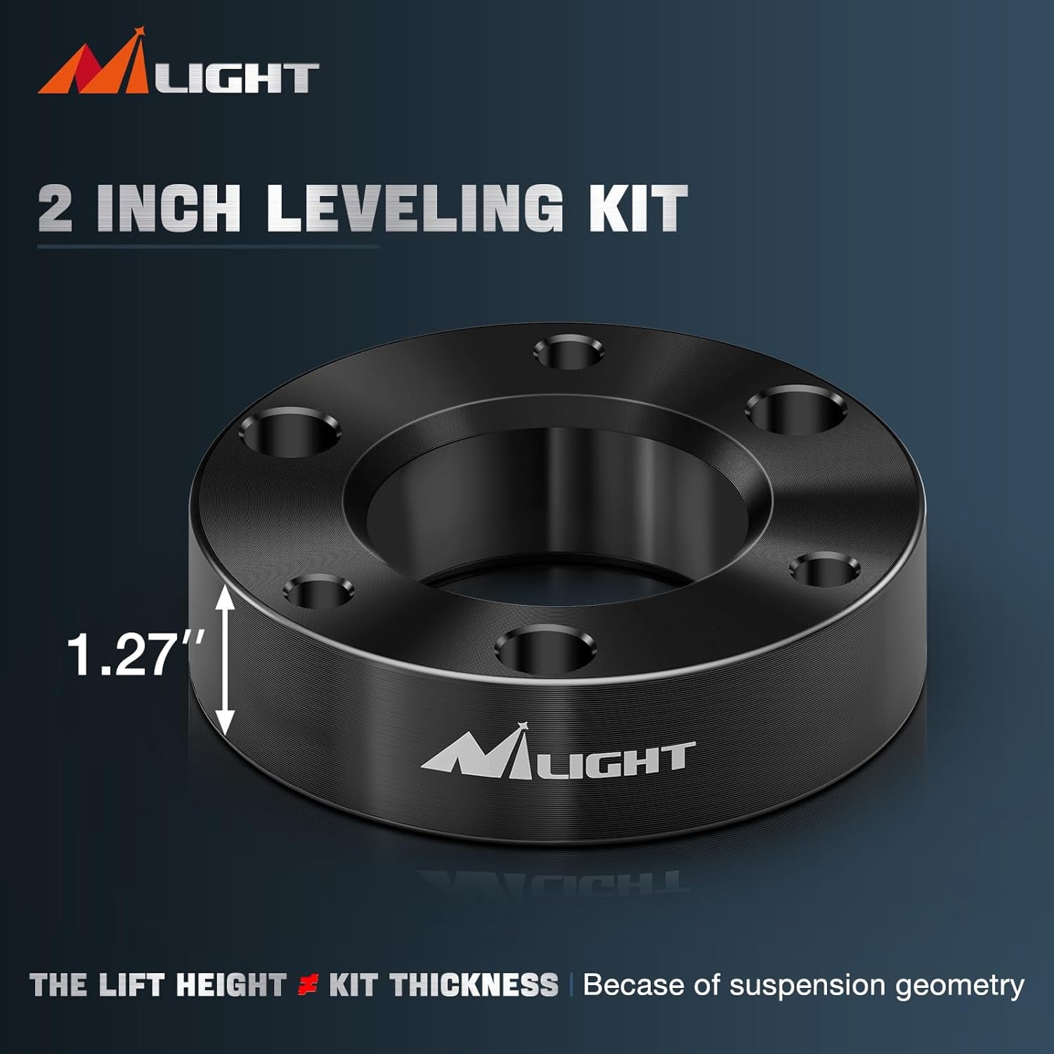 Nilight 2" Front Leveling Lift Kit for Dodge Ram 1500 4WD 2006 2007 2008 2009 2010 2011 2012 2013 2014 2015 2016 2017 2018 2019 2020 2021 2022 2023Strut Spacer Suspension Lift Kits