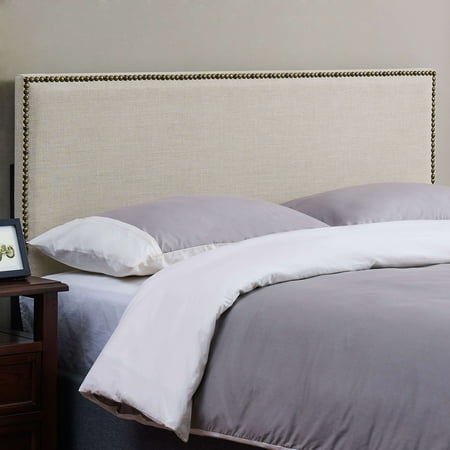 Mainstays Upholstered Headboard w/Nailheads, Multiple Sizes and Colors