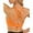 A-bright Orange, variant on Women's XL Red Sports Bra, Strappy Crossback Longline
