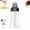 Black, variant on CONDIMENT SQUEEZE SPRAY BOTTLE, FIVE-HOLE, 11.8 OZ, with REMOVABLE LABEL and DUST COVER, TRANSPARENT and PRECISE, SUITABLE for BBQ and KITCHEN USE.
