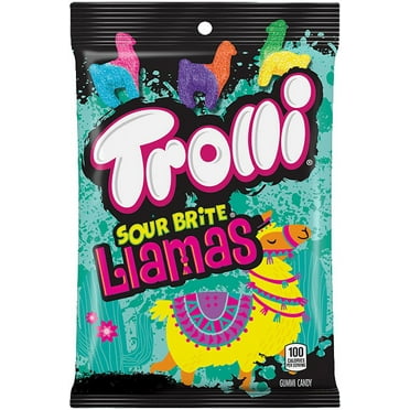 Trolli Sour Brite Llamas Gummy Candy, 4.25 bag - 12 Packs