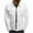 White, variant on Fgnfyis Men's Jacket Button Work Jacket Pocket Stand Collar Casual Slim Fit Solid Color Long Sleeve Utility Mens Winter Coat Black M