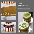 thumbnail image 3 of MasteelfCA 200Pcs Mousse Cake Boards Practical Cake Bases Cake Storage Circle Cardboard, 3 of 8