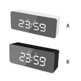 thumbnail image 3 of Moyic Despertador LED Digital Electrónico Cabecera Escritorio Termómetro Wake Up Snooze Hogar Botón Control Calendario Blanco Electrodomésticos Negro Moyic HA064703-02, 3 of 6