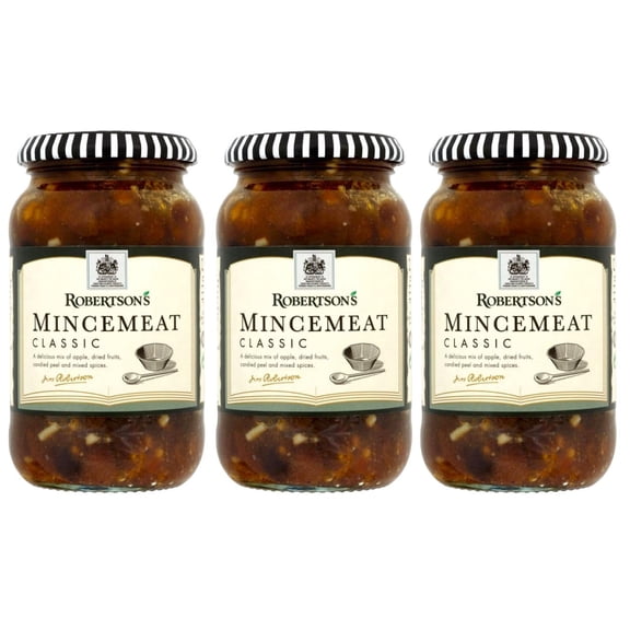 Bundle of 3 - Robertson's Mincemeat Classic Jar 411g x 3