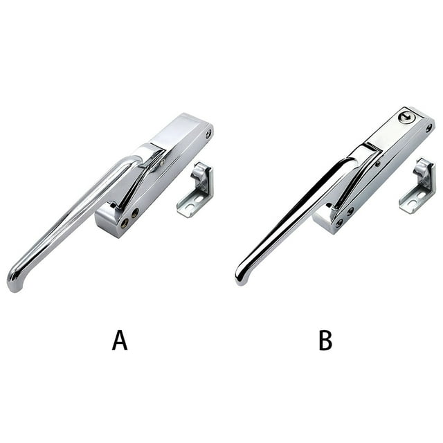 Langgg Zinc Alloy Fridge Door Handle Portable Detachable Replacement Kitchen Restaurant Refrigerator Oven Cabinet Pull Hardware Type 1 Type 2 with Key