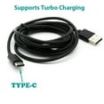 thumbnail image 2 of Charger 6ft USB Cable for Samsung Galaxy Note 10/Plus - Cord Power Wire Turbo Charge Sync Black V8L, 2 of 6
