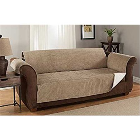 Gpd Sofa Heavy Weight Luxury Textured Microsuede Pebbles