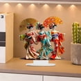 thumbnail image 5 of Christmas Beautiful Female Acrylic Desk Decoration Modern Statue Figurines Table Ornaments Unique Room Decor Aesthetict Ornaments for Home,Office Gifts for family and friends Flower Queen, 5 of 6