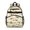 Excavator and Road Barrier Beige Pattern, variant on Excavator and Helicopter Blue Pattern Cute School Backpack Bag for School with Padded Back and Adjustable Shoulder Straps 15.25"x11.5"x5.25"