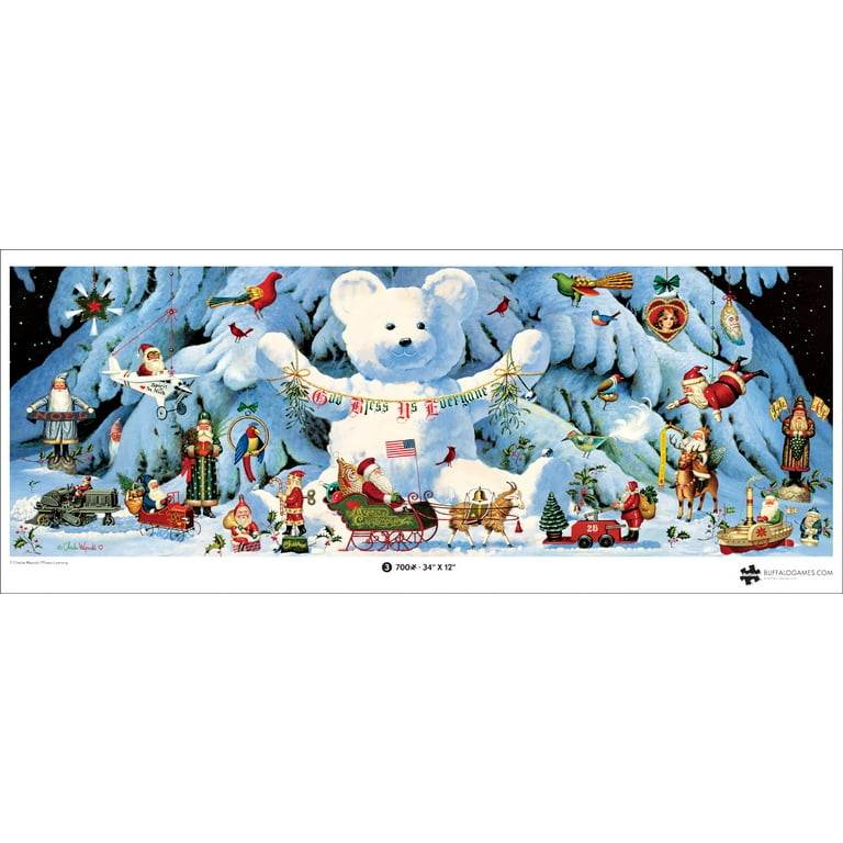 チャールズワイソッキー Charles Wysocki クリスマス Amazon.com: Buffalo Games - Charles Wysocki - A Christmas