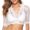 White, variant on Clearance Sale 2025 Intimates Tops Blouses Black Women's Dirndl Blouse Lace Dirndl Elegant Clearance Deals Overstock Items Clearance
