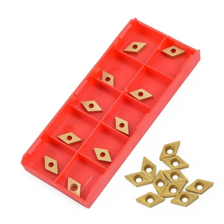 

10pcs DCMT070204 US735 DCMT21.51 Carbide Inserts for Lathe Cutter Turning Tool