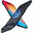 thumbnail image 1 of wonima11 TORRAS Magnetic Slim Fit for iPhone Air Case 6.5 inch, Ultra-Thin, Compatible with MagSafe, Lightweight Matte Anti-Scratch Hard PC Cover Phone Case for iPhone 17 Air 2025 OriginFit, Black, 1 of 1