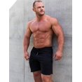 thumbnail image 3 of Pantalones cortos de gimnasio para entrenamiento para hombre, levantamiento de pesas, culturismo, sentadillas, Fitness, basculador, 3 of 4