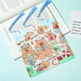 thumbnail image 6 of Cartoon Capybara Bookmarks Lovely Book Markers Reading Bookmarks with Tassels, 6 of 13