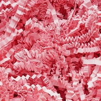 Feildoo Raffia Shreds, Premium 100g Soft Texture Paper for Jewelry Gift Boxes & Luxury Brand Presentations, Y18T659S, Crinkle Pink