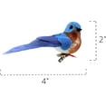 thumbnail image 5 of Cornucopia Brands Imitation Bluebirds (6-Pack); Little Blue Birds for Crafts, Christmas Trees and Seasonal Displays and Wreaths, 5 of 6