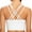 White, variant on AGONVIN Women's Strappy Longline Yoga Sports Bra Padded Wireless Crop Top Cami Tank Top Black X-Small