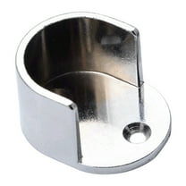 Flange Seat Curtain Bracket Shower Pole Holder Bar Stand Closet Rod Socket Cupboard Thicken Zinc Alloy