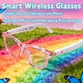 thumbnail image 5 of Smart Translation Glasses: 164 Languages, Music, Calls, AI Assistant, for Driving & Indoor, Unisex Gift for Holiday & Valentine's, 5 of 19