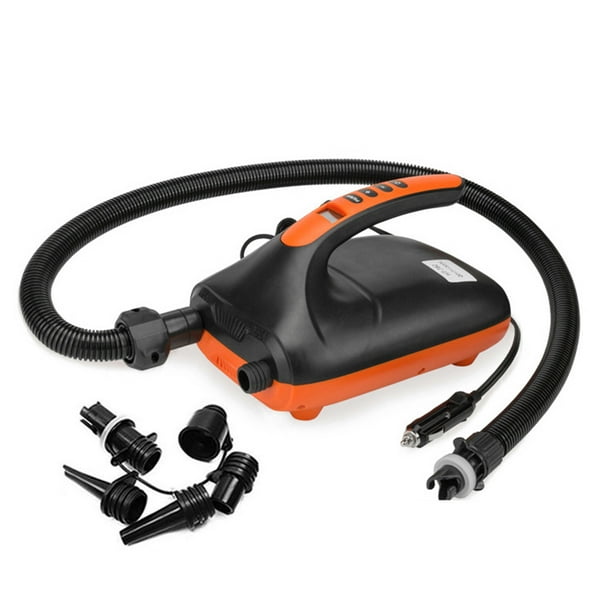 20PSI Double Stage Portable Air Pump with 6PCS Nozzles Inflatable Pump