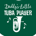 thumbnail image 4 of Inktastic Future Tuba Player (Daddys Little) Boys or Girls Baby Bib, 4 of 4