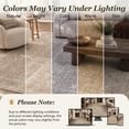 thumbnail image 6 of SIXHOME 5'x7' Area Rugs for Living Room Farmhouse Retro Area Rug Machine Washable Neutral Rugs Taupe, 6 of 7