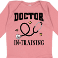 thumbnail image 4 of Inktastic Future Doctor in Training Boys or Girls Long Sleeve Baby Bodysuit, 4 of 5