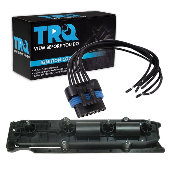 TRQ Ignition Coil Set Fits 03-06 Chevrolet 02-04 Oldsmobile 02-05 Pontiac 00-07 Saturn