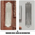 thumbnail image 7 of OFFIGAM Metal Mezuzah with Scroll for Door Judaica Home Decor Ornament Set for Tradition, 7 of 7