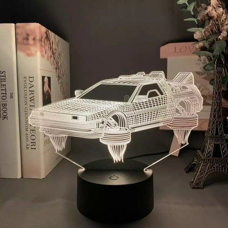 

3D Car Night Lights 3D Optical Illusion LED Lamps with Remote Control & RGB Colors