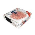 thumbnail image 2 of KLL Koi Fish And Corals Print Fleece Throw Blanket, Horizontal Fleece Bedding Cute Soft Blankets Comfy Fleece Flannel Plush Home Decor for Couch & Bed -50"x40", 2 of 9