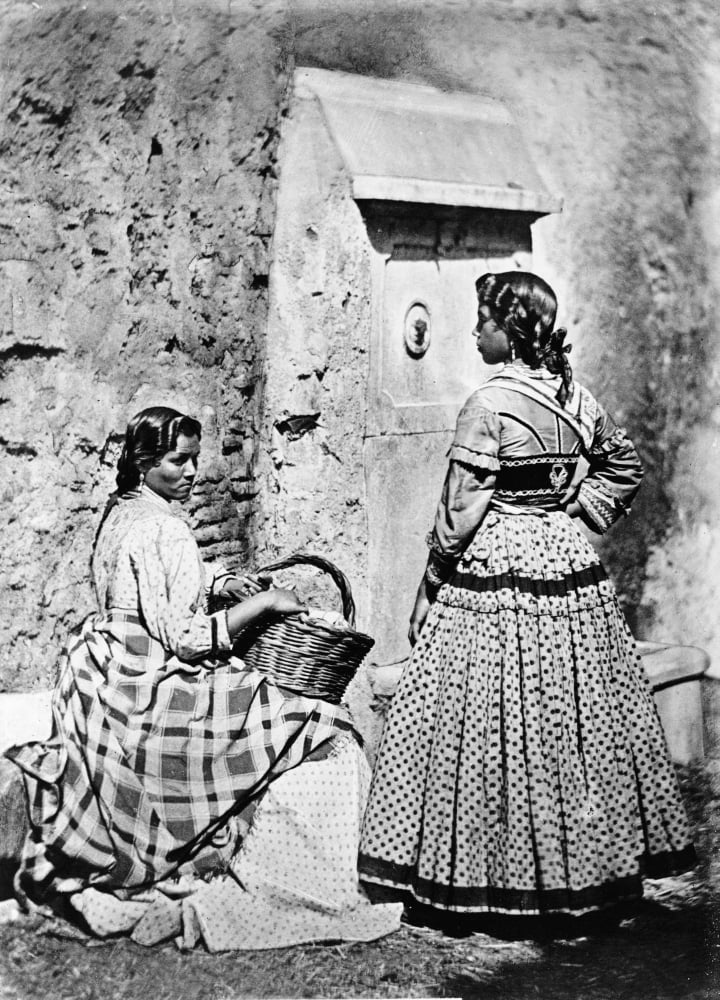 Spain Gypsies, C186080. /Ntwo Gypsy Women Of Spain. Photographed C18601880. Poster Print by