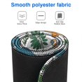 thumbnail image 3 of Long Mouse Pads for Desk,White Colorful Dinosaurs Jungle Pattern Desk Mats on Top Of Desks, Desk Mouse Pad Extra Large with 3mm Non-Slip Base and Stitched Edge for Gaming,Office,Work,Home 47.3"x23.6", 3 of 6