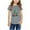 Gray, variant on piuwrlz Short Tops Sleeve Shirts for Girls Printed Round Neck Tops Shirt Undershirts Black Size 7 Years