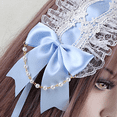 thumbnail image 4 of Diadema de encaje Lolita Maid Rose flor tocado adornos cinta Vintage accesorios para el cabello fiesta, 4 of 5
