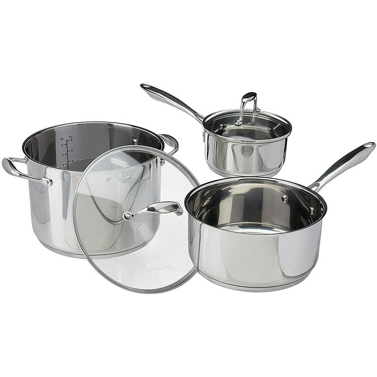 KitchenAid Stainless Steel Cookware Set · 10 Piece Set