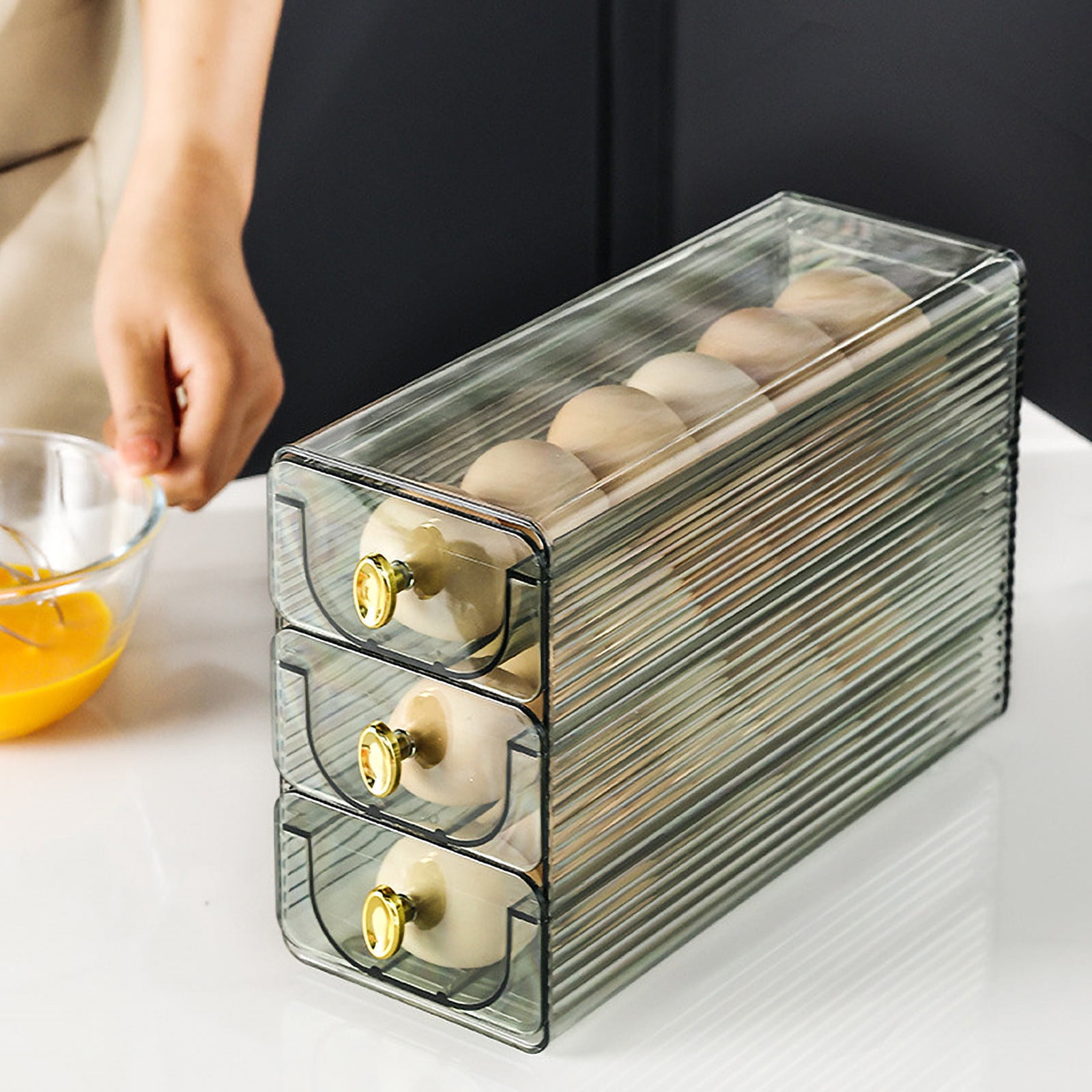 Refrigerator Side Door Eggs Storage Box, Refrigerator Drawer Side Door