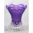 thumbnail image 2 of Purple Electric Glass Fragrance Scented Oil Warmer (Burner/Warmer/Lamp) with Dimmer Switch, 2 of 2