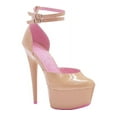 thumbnail image 2 of Ellie Shoes E-609-Curissa 6 Breast Cancer Awareness Shoe 5 / Tan, 2 of 4