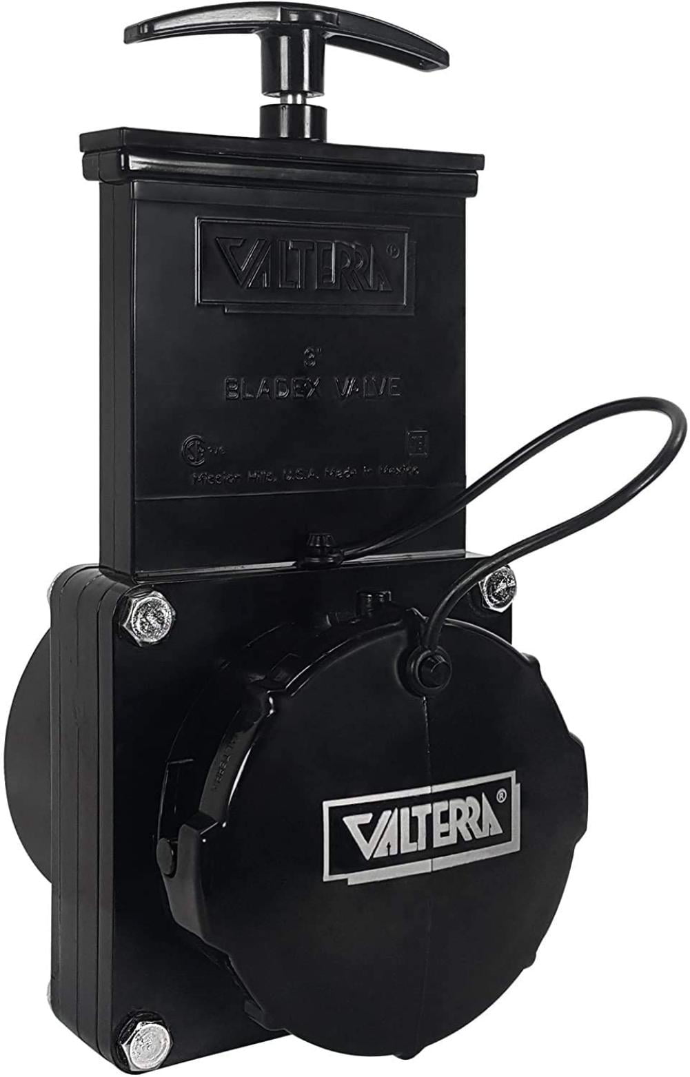 Valterra 3 RV Waste Dump Gate Valve w/Cap 1 