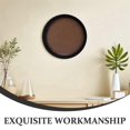 thumbnail image 3 of Wall Hanging Picture Frame Round Wooden Based Panel Modern Home Decor 9.1X9.1X0.8In Photo Display 1Set, 3 of 5