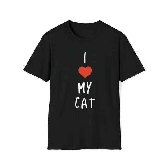 Funny Cat T-Shirt, I Love My Cat Tee Shirt, Cat Owner Gift, Cat Lover Shirt