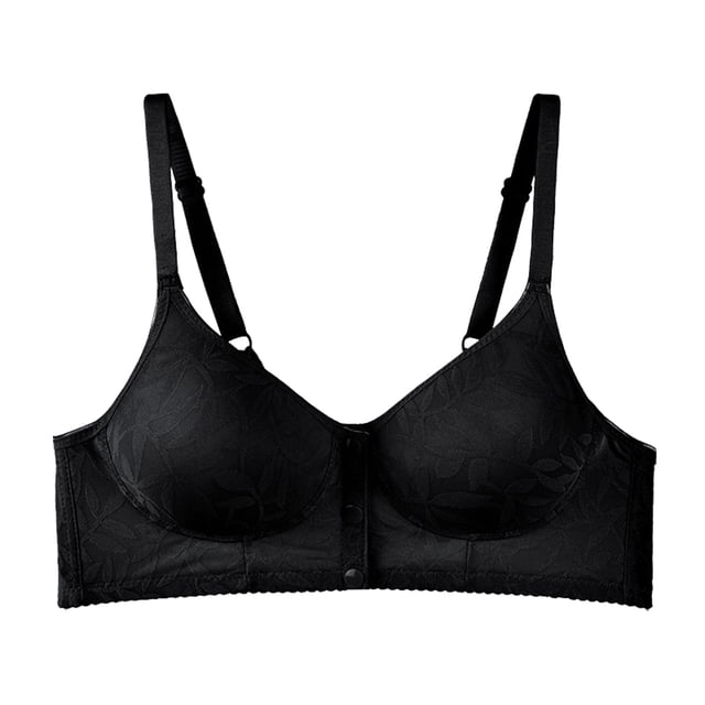 Women Sexy Front Button Shaping Cup Adjustable Shoulder Strap Large Size Underwire Bra
