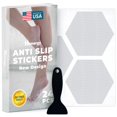 thumbnail image 1 of Adhesivos para bañera Homergy, antideslizantes, 24 unidades, hexagonales transparentes, 1 of 8