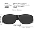 thumbnail image 2 of Gafas de sol Fit Over Success, polarizadas, 100% UV, para hombre y mujer, 2 of 4